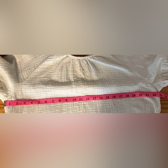 Universal Thread Boho Style Top Cream Size XL 100% Cotton - Picture 6 of 7